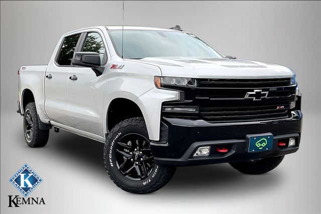 Silver Ice Metallic 2019 Chevrolet Silverado 1500 Pickup Truck Four-Wheel Drive 8-Speed Automatic