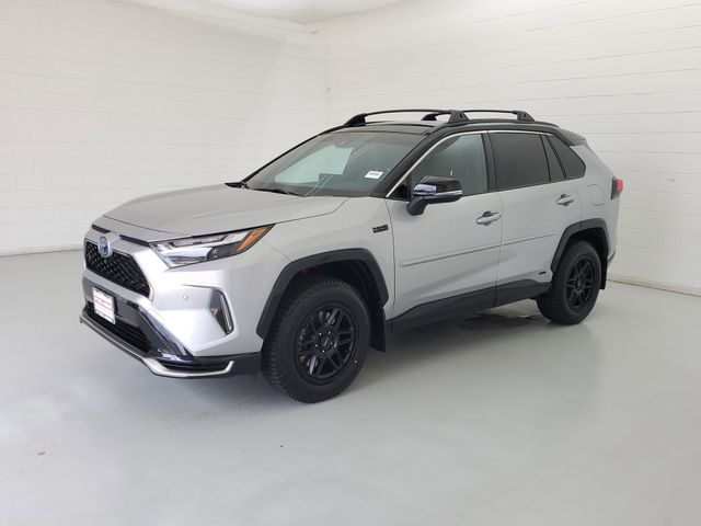 Silver Sky Metallic/Midnight Black Metallic 2024 Toyota RAV4 Prime XSE AWD SUV / Crossover All-Wheel Drive Continuously Variable Transmission