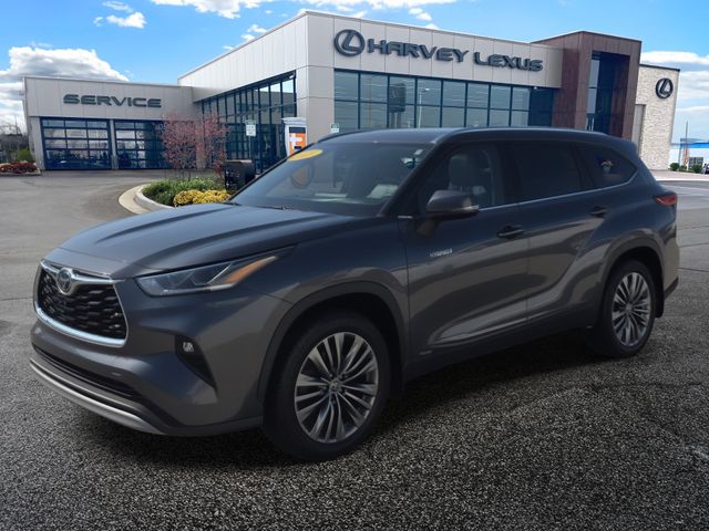 Magnetic Gray Metallic 2021 Toyota Highlander Hybrid SUV / Crossover All-Wheel Drive Continuously Variable Transmission