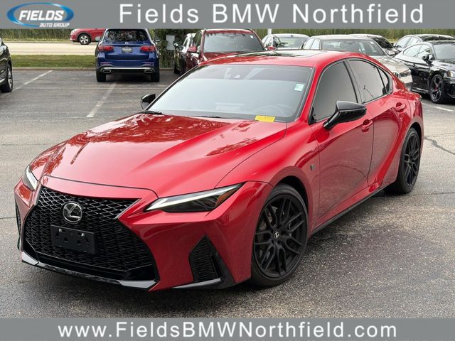 Infrared 2024 Lexus IS Sedan Rear-Wheel Drive 8-Speed Automatic