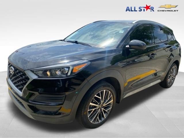 Black Noir Pearl 2021 Hyundai Tucson SEL FWD SUV / Crossover Front-Wheel Drive 6-Speed Automatic