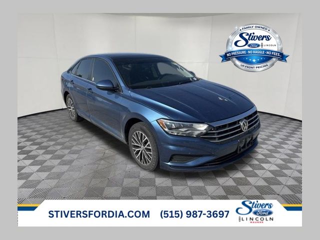 Silk Blue Metallic 2021 Volkswagen Jetta Sedan Front-Wheel Drive 8-Speed Automatic