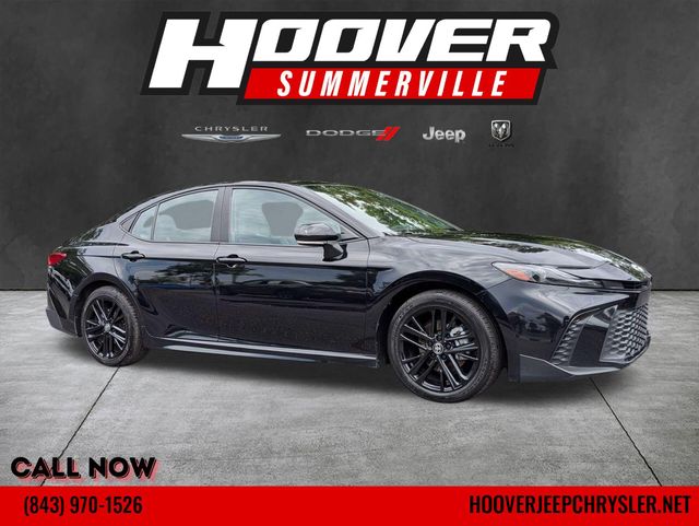 Midnight Black Metallic 2025 Toyota Camry Sedan Front-Wheel Drive Continuously Variable Transmission
