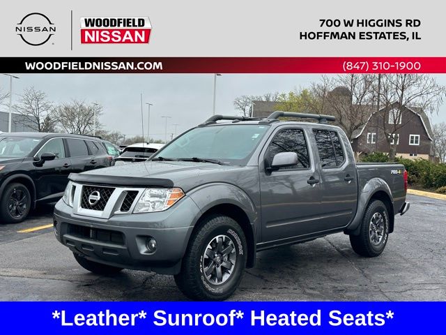 Gray (Gun Metallic) 2021 Nissan Frontier PRO-4X Crew Cab 4WD Pickup Truck Four-Wheel Drive 9-Speed Automatic