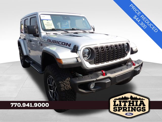 Silver 2024 Jeep Wrangler SUV / Crossover Four-Wheel Drive 6-Speed Manual
