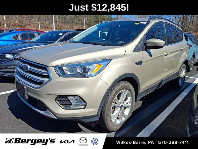 White Gold 2018 Ford Escape SEL AWD SUV / Crossover All-Wheel Drive 6-Speed Automatic