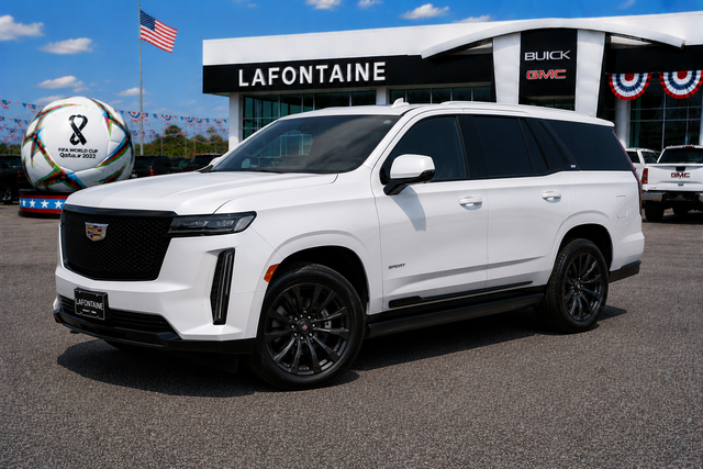 Crystal White 2025 Cadillac Escalade SUV / Crossover Four-Wheel Drive Automatic