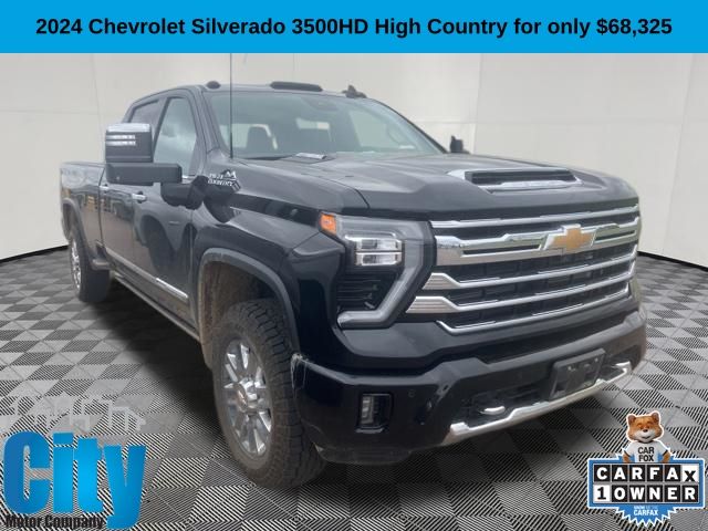 Black 2024 Chevrolet Silverado 3500HD Pickup Truck Four-Wheel Drive Automatic