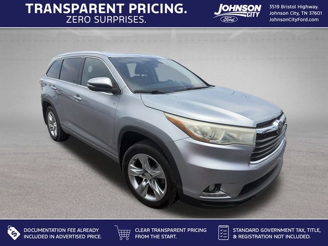 Shoreline Blue Pearl 2015 Toyota Highlander SUV / Crossover All-Wheel Drive 6-Speed Automatic Overdrive