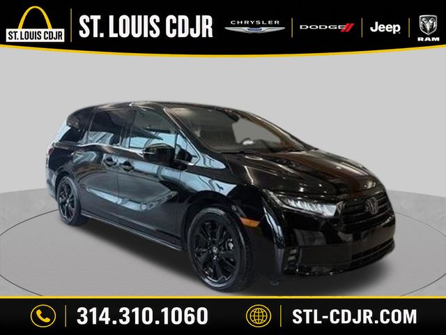Crystal Black Pearl 2024 Honda Odyssey Minivan Front-Wheel Drive Automatic