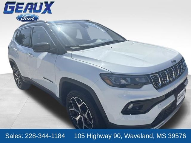Bright White Clearcoat 2025 Jeep Compass SUV / Crossover Four-Wheel Drive 8-Speed Automatic