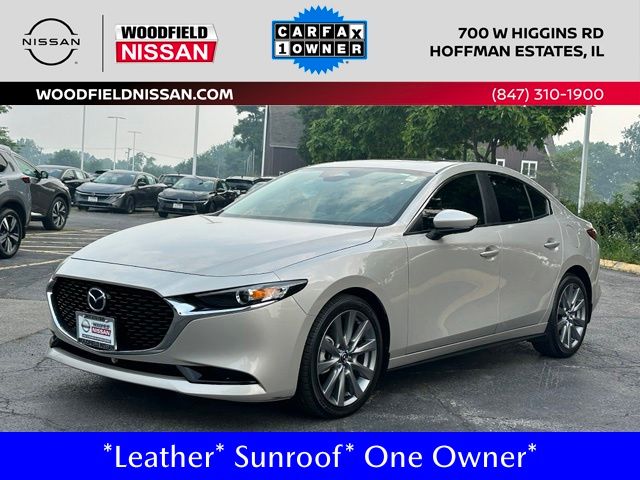 Gray (Platinum Quartz Metallic) 2024 Mazda MAZDA3 Sedan Front-Wheel Drive 6-Speed Automatic