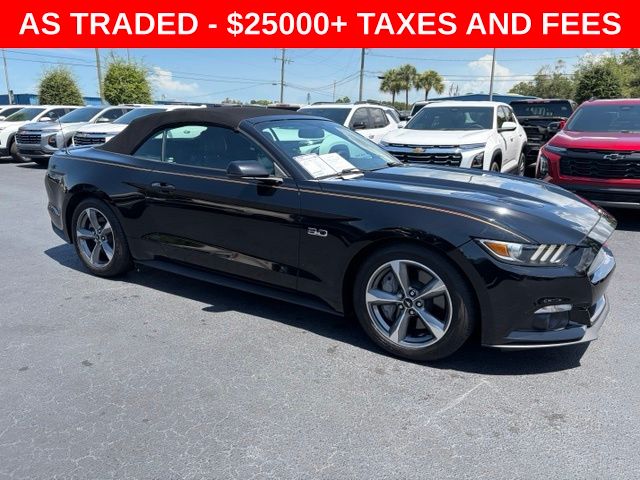 Shadow Black 2016 Ford Mustang Convertible Rear-Wheel Drive 6-Speed Automatic