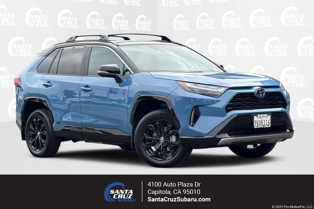 Midnight Black Metallic 2025 Toyota RAV4 Hybrid SUV / Crossover All-Wheel Drive Continuously Variable Transmission