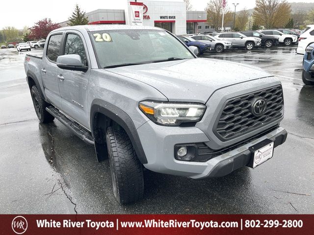 Cement 2020 Toyota Tacoma TRD Off Road Double Cab 4WD Pickup Truck Four-Wheel Drive 6-Speed Manual