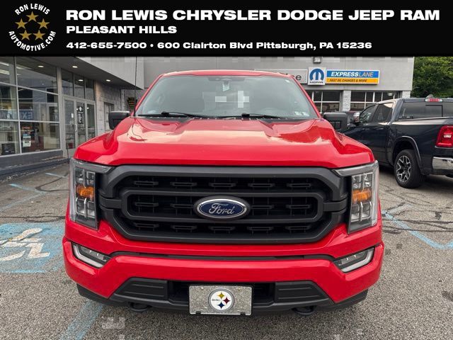 Race Red 2022 Ford F-150 Pickup Truck Four-Wheel Drive Automatic