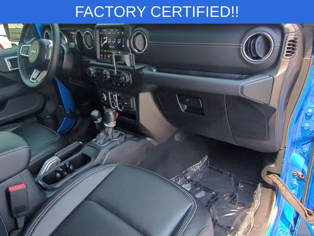 Used 2021 Blue Jeep Unlimited Sahara 4xe image 35