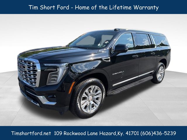 Onyx Black 2025 GMC Yukon XL Denali 4WD SUV / Crossover Four-Wheel Drive