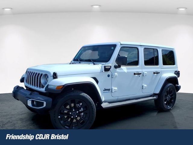 Bright White Clearcoat 2025 Jeep Wrangler 4xe SUV / Crossover Four-Wheel Drive 8-Speed Automatic