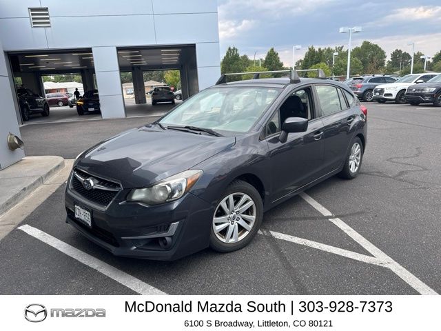 Dark Gray Metallic 2015 Subaru Impreza Hatchback All-Wheel Drive Continuously Variable Transmission