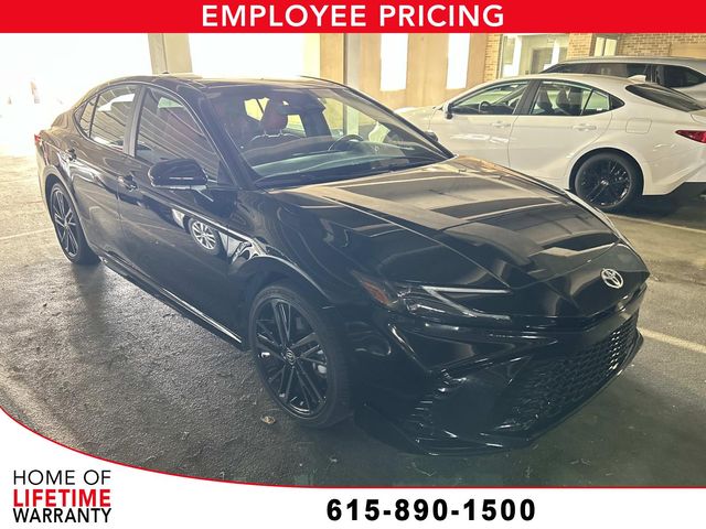 Midnight Black Metallic 2025 Toyota Camry XSE AWD Sedan All-Wheel Drive Continuously Variable Transmission