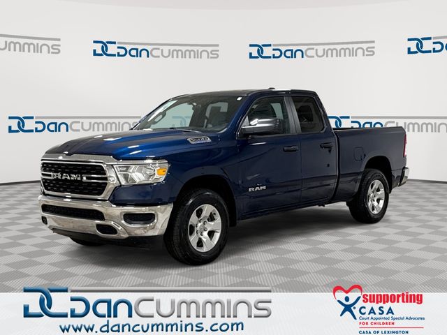 Patriot Blue Pearlcoat 2024 RAM 1500 Big Horn Quad Cab 4WD Pickup Truck Four-Wheel Drive 8-Speed Automatic