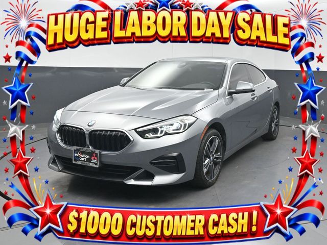 Gray Metallic 2024 BMW 2 Series Sedan Front-Wheel Drive 8-Speed Automatic