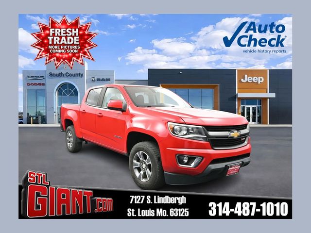 Red Hot 2018 Chevrolet Colorado Pickup Truck Four-Wheel Drive 8-Speed Automatic