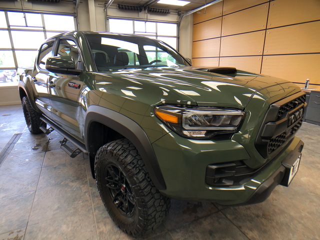 Army Green 2020 Toyota Tacoma TRD Pro Double Cab 4WD Pickup Truck Four-Wheel Drive 6-Speed Automatic