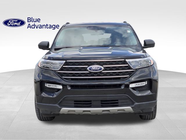2023 Agate Black Metallic Ford Explorer XLT RWD SUV