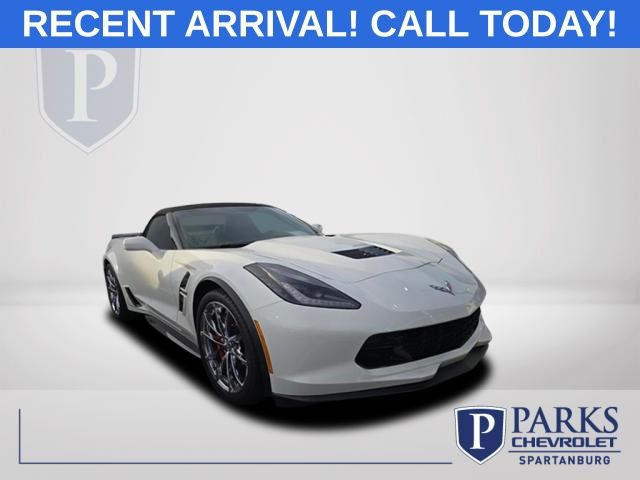 Arctic White 2017 Chevrolet Corvette Grand Sport 3LT Convertible RWD Convertible Rear-Wheel Drive 8-Speed Automatic