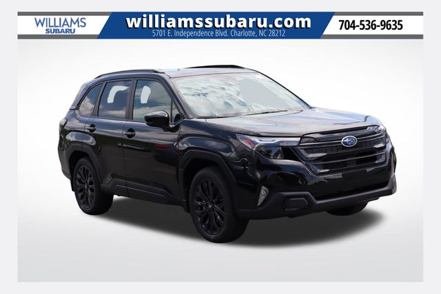 Crystal Black Silica 2026 Subaru Forester SUV / Crossover All-Wheel Drive Continuously Variable Transmission