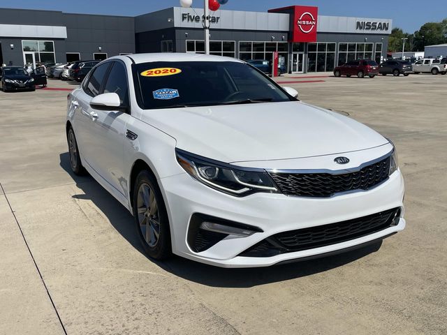 Snow White Pearl 2020 Kia Optima Sedan Front-Wheel Drive 6-Speed Automatic
