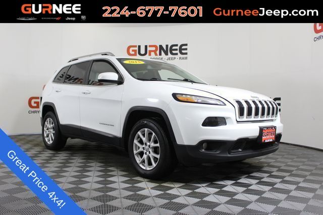 Bright White Clearcoat 2015 Jeep Cherokee SUV / Crossover Four-Wheel Drive 9-Speed Automatic