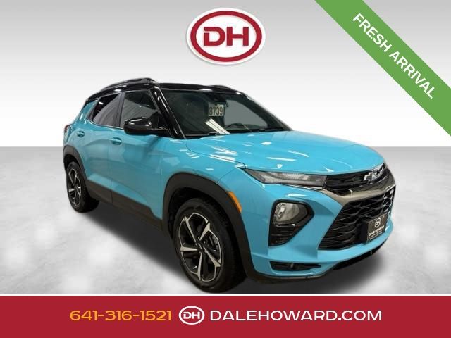 Oasis Blue 2022 Chevrolet Trailblazer SUV / Crossover Four-Wheel Drive 9-Speed Automatic