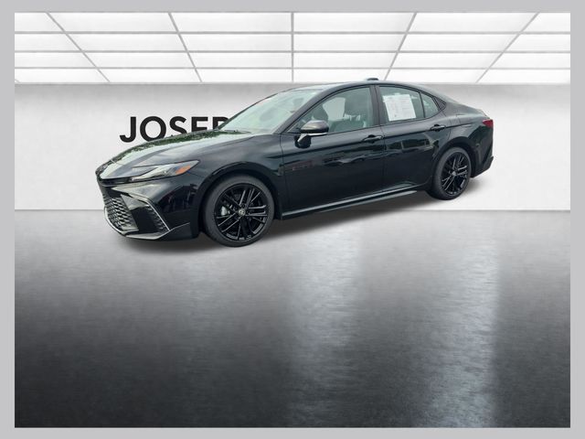 Midnight Black Metallic 2025 Toyota Camry SE FWD Sedan Front-Wheel Drive Continuously Variable Transmission