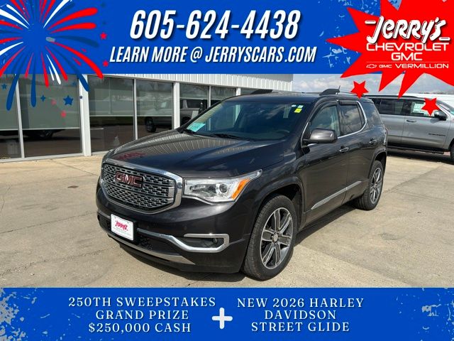 Gray (Iridium Metallic) 2017 GMC Acadia Denali AWD SUV / Crossover Four-Wheel Drive 6-Speed Automatic