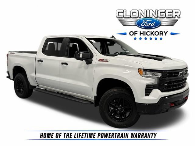 Summit White 2023 Chevrolet Silverado 1500 Pickup Truck Four-Wheel Drive Automatic