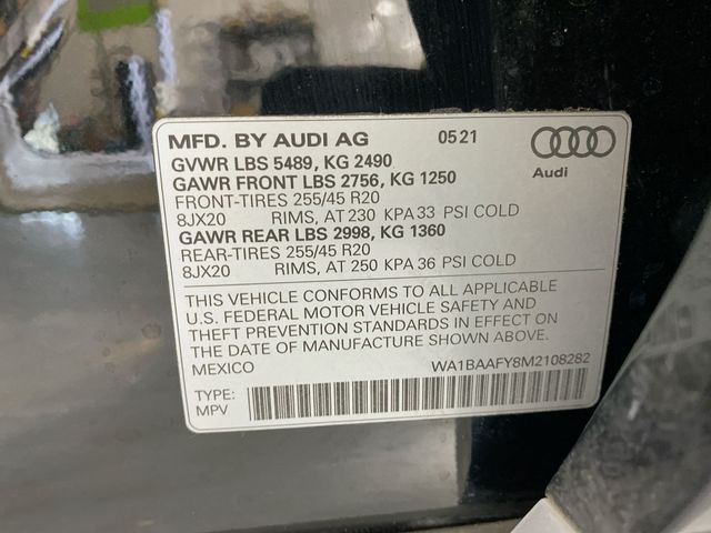 2021 Audi Q5 45 Premium Plus 35