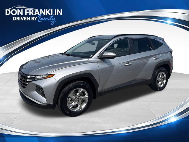 Shimmering Silver 2023 Hyundai Tucson SUV / Crossover All-Wheel Drive 8-Speed Automatic