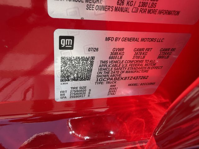2026 Chevrolet Silverado 1500 Custom Red at DeMontrond Gulf Freeway