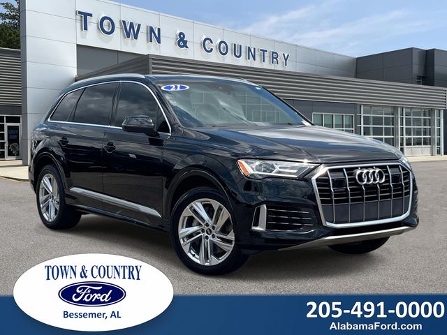 Night Black 2021 Audi Q7 quattro Premium Plus 55 TFSI SUV / Crossover All-Wheel Drive 8-Speed Automatic
