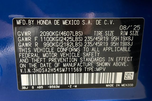 Certified Used 2025 Adriatic Blue Sea Metallic Acura A-Spec Package image 37