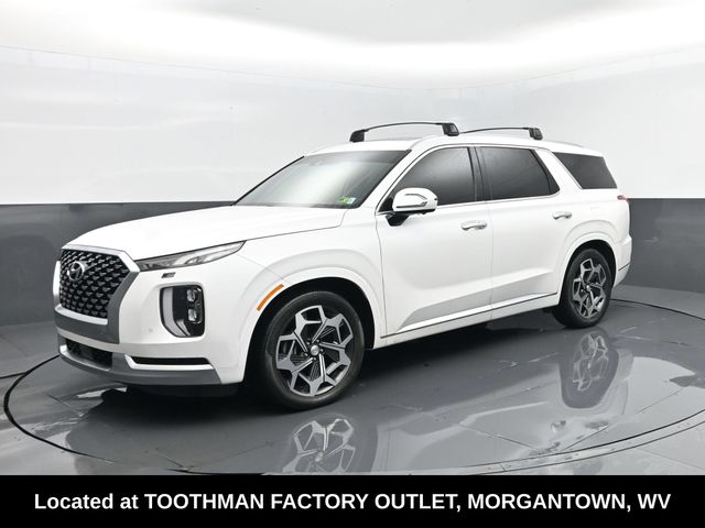 Hyper White 2021 Hyundai Palisade SUV / Crossover All-Wheel Drive 8-Speed Automatic