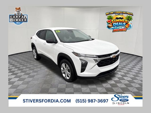 Summit White 2026 Chevrolet Trax LS FWD SUV / Crossover Front-Wheel Drive 6-Speed Automatic