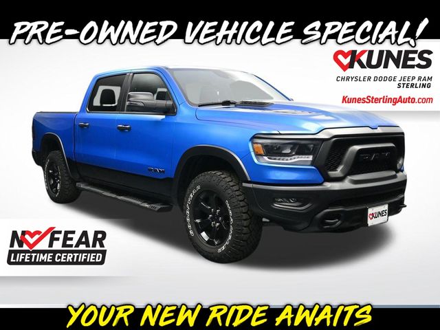 Hydro Blue Pearlcoat 2023 RAM 1500 Pickup Truck Four-Wheel Drive 8-Speed Automatic