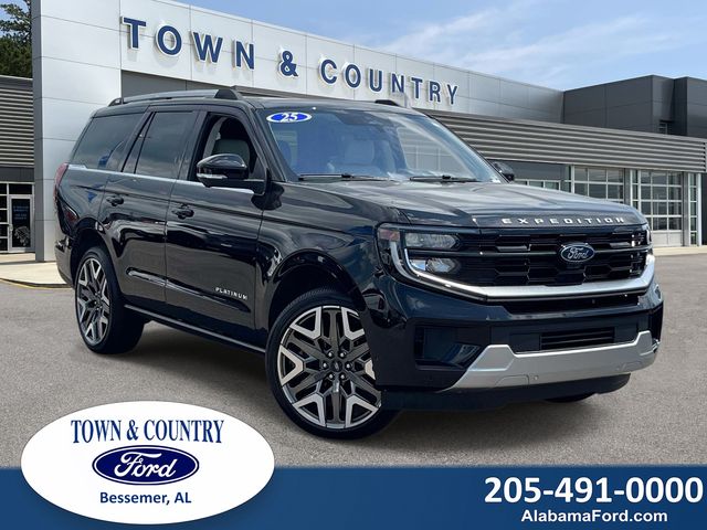 Agate Black Metallic 2025 Ford Expedition Platinum 4WD SUV / Crossover Four-Wheel Drive Automatic