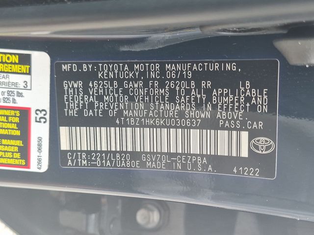 Used 2019 Toyota Camry XSE V6 4D Sedan