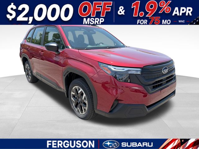 Crimson Red Pearl 2026 Subaru Forester SUV / Crossover All-Wheel Drive Continuously Variable Transmission