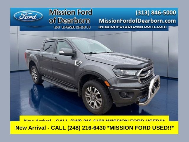 Gray (Magnetic) 2019 Ford Ranger Lariat SuperCrew 4WD Pickup Truck Four-Wheel Drive Automatic